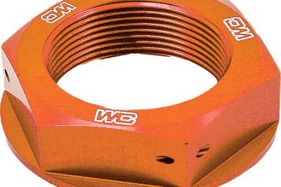 Works Steering Stem Nut (red) - Orange - Offroad Collection