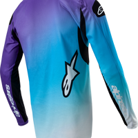 Alpinestars Stella Fluid Jersey White/turquoise Xs - White/Turquoise / X-Small - Apparel Collection