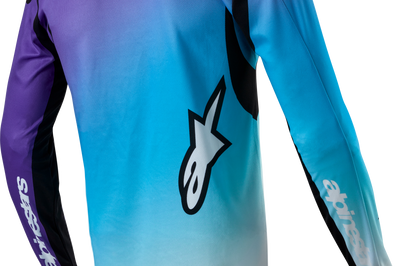 Alpinestars Stella Fluid Jersey White/turquoise Xs - Apparel Collection