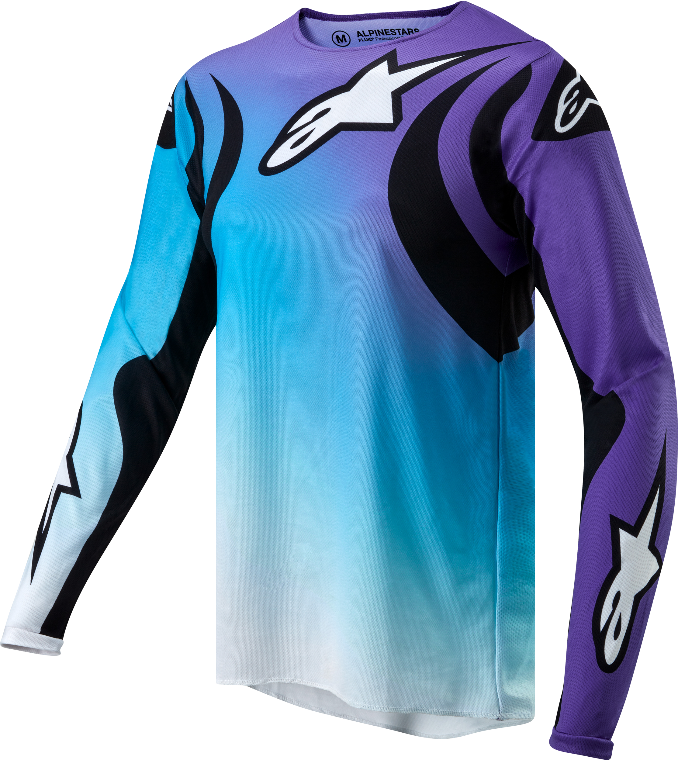 Alpinestars Stella Fluid Jersey White/turquoise Xs - White/Turquoise / X-Small - Apparel Collection