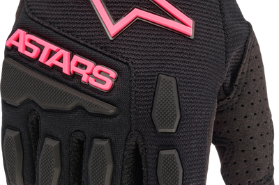 Alpinestars Stella Full Bore Gloves Black/pink Fluo Xl - Black/Fluorescent Pink / Large - Apparel Collection
