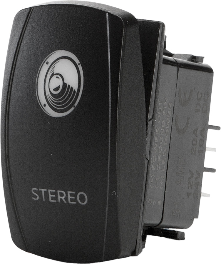 Flip Stereo Accessory Switch Pro Series Backlit - Atv Performance Products