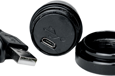 AXIA Stick On Led Dome Light Usb Rechargeable Black - Illumination
