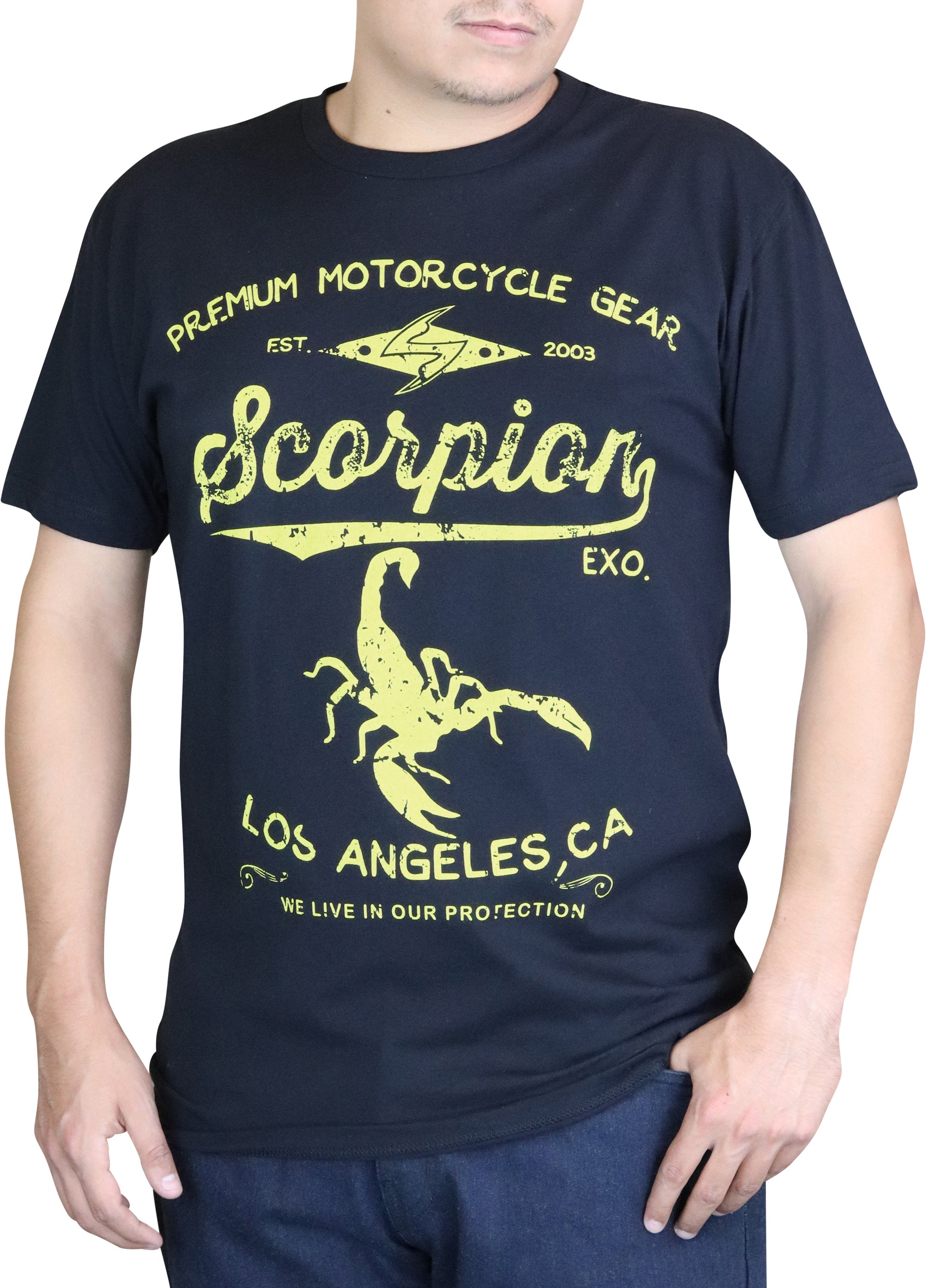 Scorpion Exo Stinger Shirt Grey Xl - Black / Large - Apparel Collection