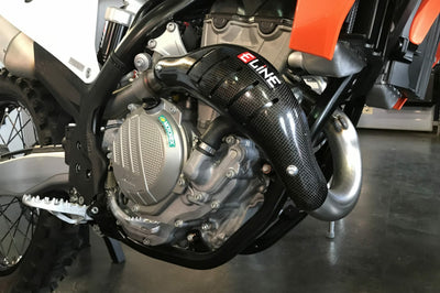 E-LINE ACCESSORIES Stock Header Gas/Hus/Ktm - Exhaust