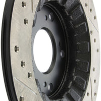 Stoptech StopTech 00-09 S2000 Slotted & Drilled Left Rear Rotor - Brakes Rotors Pads
