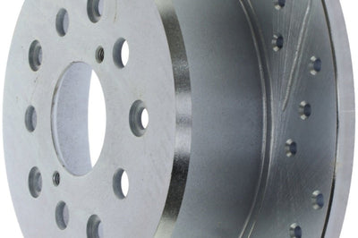 Stoptech StopTech 01-05 Lexus IS300 / 02-10 SC430 Sport Slotted & Drilled Rear Left Brake Rotor - Brakes Rotors Pads