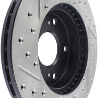 Stoptech StopTech 02-06 Acura RSX Slotted & Drilled Left Front Rotor - Brakes Rotors Pads