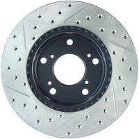 Stoptech StopTech 02-06 Acura RSX Slotted & Drilled Left Front Rotor - Brakes Rotors Pads