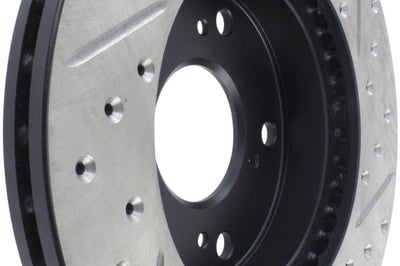 Stoptech StopTech 02-06 Acura RSX Slotted & Drilled Right Front Rotor - Brakes Rotors Pads
