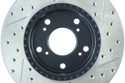 Stoptech StopTech 02-06 Acura RSX Slotted & Drilled Right Front Rotor - Brakes Rotors Pads