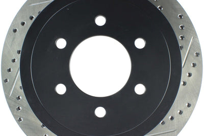 Stoptech StopTech 04-09 Ford F150 / 06-08 Lincoln Mark LT Rear Left Slotted & Drilled Rotor - Brakes Rotors Pads