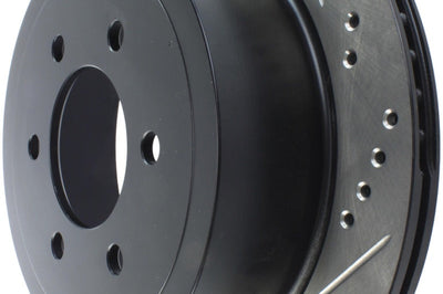 Stoptech StopTech 04-09 Ford F150 / 06-08 Lincoln Mark LT Rear Left Slotted & Drilled Rotor - Brakes Rotors Pads