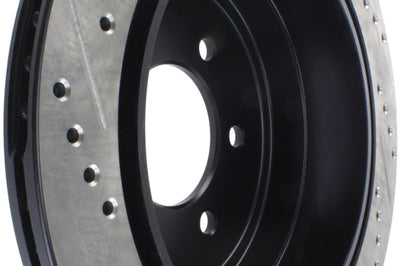 Stoptech StopTech 04-09 Ford F150 / 06-08 Lincoln Mark LT Rear Left Slotted & Drilled Rotor - Brakes Rotors Pads
