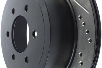Stoptech StopTech 04-09 Ford F150 / 06-08 Lincoln Mark LT Rear Right Slotted & Drilled Rotor - Brakes Rotors Pads