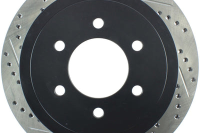 Stoptech StopTech 04-09 Ford F150 / 06-08 Lincoln Mark LT Rear Right Slotted & Drilled Rotor - Brakes Rotors Pads