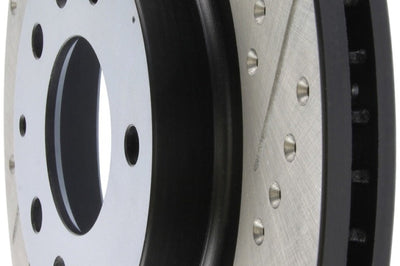 Stoptech StopTech 04-09 Mazda RX-8 Slotted & Drilled Left Front Rotor - Brakes Rotors Pads