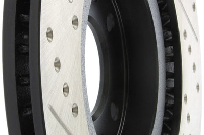 Stoptech StopTech 04-09 Mazda RX-8 Slotted & Drilled Left Front Rotor - Brakes Rotors Pads