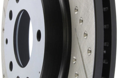 Stoptech StopTech 04-09 Mazda RX-8 Slotted & Drilled Right Front Rotor - Brakes Rotors Pads