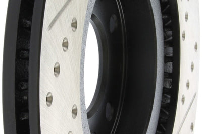 Stoptech StopTech 04-09 Mazda RX-8 Slotted & Drilled Right Front Rotor - Brakes Rotors Pads