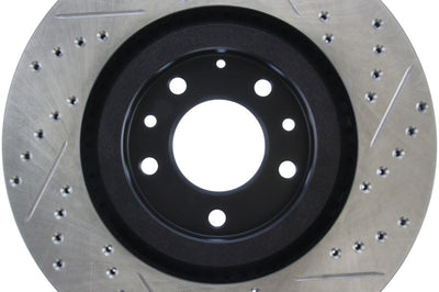 Stoptech StopTech 04-09 Mazda RX-8 Slotted & Drilled Right Front Rotor - Brakes Rotors Pads
