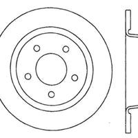 Stoptech StopTech 04-10 Mazda3 Slotted & Drilled Right Rear Rotor - Brakes Rotors Pads