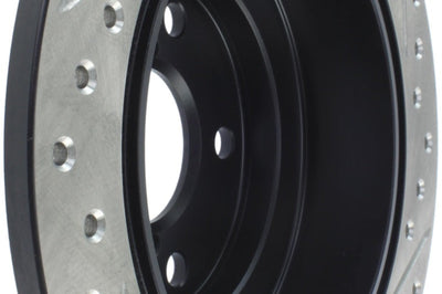 Stoptech StopTech 05-06 Saab 9-2X AWD / 02-05 Impreza WRX / 02 STi Slotted & Drilled Right Rear Rotor - Brakes Rotors
