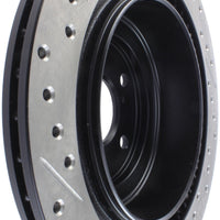 Stoptech StopTech 06-07 Subaru Impreza WRX (Exc STi) Slotted & Drilled Left Rear Rotor - Brakes Rotors Pads