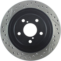 Stoptech StopTech 06-07 Subaru Impreza WRX (Exc STi) Slotted & Drilled Right Rear Rotor - Brakes Rotors Pads