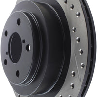 Stoptech StopTech 06-07 Subaru Impreza WRX (Exc STi) Slotted & Drilled Right Rear Rotor - Brakes Rotors Pads