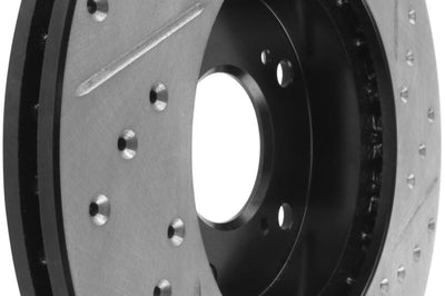 Stoptech StopTech 06-08 Civic GX / 02-04 CR-V / 98-02 Honda Accord V6 / 03-07 4 cyl/V6 MT Slotted & D - Brakes Rotors