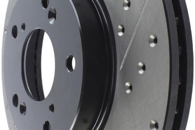 Stoptech StopTech 06-08 Civic GX / 02-04 CR-V / 98-02 Honda Accord V6 / 03-07 4 cyl/V6 MT Slotted & D - Brakes Rotors