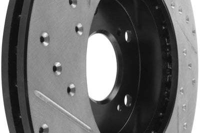 Stoptech StopTech 06-08 Civic GX / 02-04 CR-V / 98-02 Honda Accord V6 / 03-07 4 cyl/V6 MT Slotted & D - Brakes Rotors
