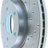 Stoptech StopTech 07-13 Mazdaspeed3 Sport Slotted & Drilled Front Right Rotor - Brakes Rotors Pads