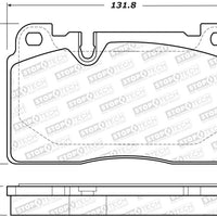 Stoptech StopTech 07-15 Audi Q7 Street Performance Front Brake Pads - Brakes Rotors &