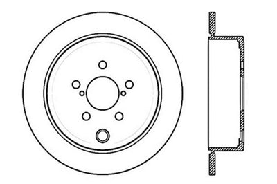 Stoptech StopTech 08-10 Impreza WRX (Exc STi)/08-10 Coupe/Sedan Slotted & Drilled Right Rear Rotor - Brakes Rotors Pads