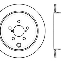 Stoptech StopTech 08-10 WRX Drilled Left Rear Rotor - Brakes Rotors & Pads