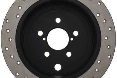 Stoptech StopTech 08-10 WRX Drilled Right Rear Rotor - Brakes Rotors & Pads