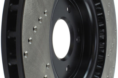 Stoptech StopTech 08-16 Mitsubishi Lancer Sport Drilled Right Front Rotor - Brakes Rotors & Pads