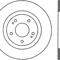Stoptech StopTech 08-16 Mitsubishi Lancer Sport Drilled Right Front Rotor - Brakes Rotors & Pads