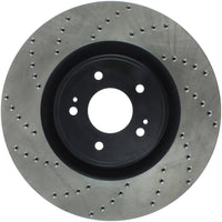 Stoptech StopTech 08-16 Mitsubishi Lancer Sport Drilled Right Front Rotor - Brakes Rotors & Pads