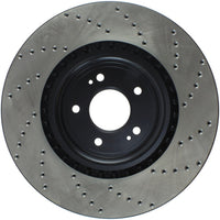 Stoptech StopTech 08-16 Mitsubishi Lancer Sport Drilled Right Front Rotor - Brakes Rotors & Pads