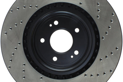 Stoptech StopTech 08-16 Mitsubishi Lancer Sport Drilled Right Front Rotor - Brakes Rotors & Pads