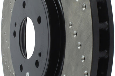 Stoptech StopTech 08-16 Mitsubishi Lancer Sport Drilled Right Front Rotor - Brakes Rotors & Pads