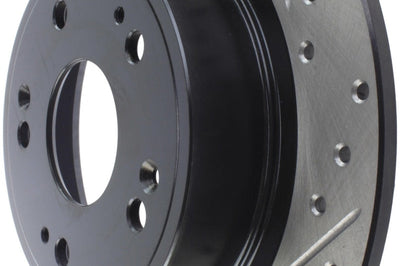 Stoptech StopTech 09-10 Acura TSX / 08-10 Honda Accord Coupe/05-10 Sedan Left Rear Slotted & Drilled Rotor - Brakes