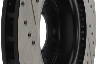 Stoptech StopTech 10 Hyundai Genesis Coupe w/ Factory Brembo Slotted & Drilled Left Front Rotor - Brakes Rotors Pads