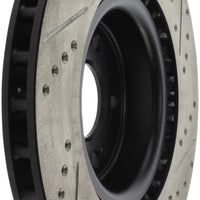 Stoptech StopTech 10 Hyundai Genesis Coupe w/ Factory Brembo Slotted & Drilled Right Front Rotor - Brakes Rotors Pads