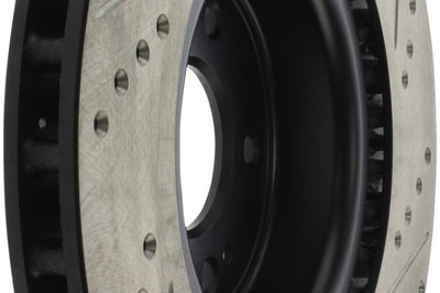 Stoptech StopTech 10 Hyundai Genesis Coupe w/ Factory Brembo Slotted & Drilled Right Front Rotor - Brakes Rotors Pads