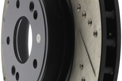 Stoptech StopTech 10 Hyundai Genesis Coupe w/ Factory Brembo Slotted & Drilled Right Front Rotor - Brakes Rotors Pads