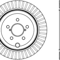 Stoptech 10 Subaru Legacy Rear CRYO-STop Rotor - Brakes Rotors & Pads